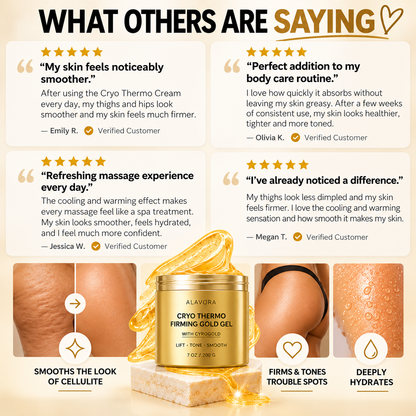 Cryo Thermo Firming Gold Body Gel with CyroGold - 7oz